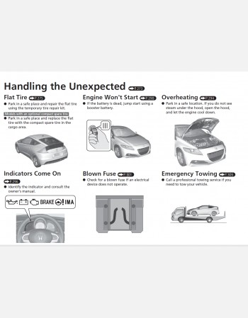 honda cr-z 2014 owners manual